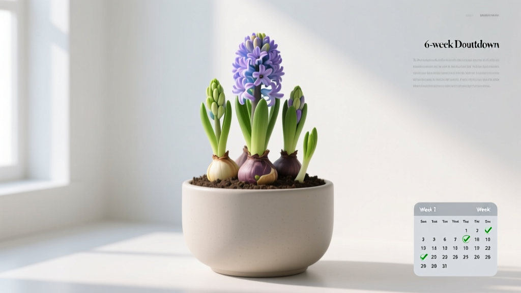When to Plant Hyacinths Indoors for Beginners: The Exact 6-Week Countdown Calendar (No Guesswork, No Failed Blooms — Just Reliable Spring Color in Your Living Room)