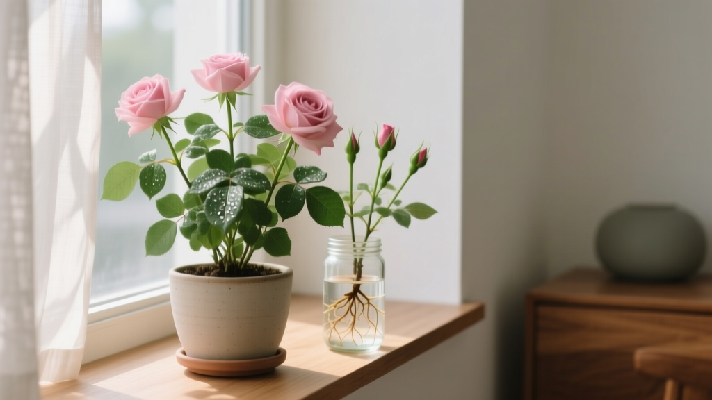 How to Take Care of an Indoor Rose Plant from Cuttings: The 7-Step System That Turns 60% of Failed Cuttings Into Thriving Blooms (No Greenhouse Required)