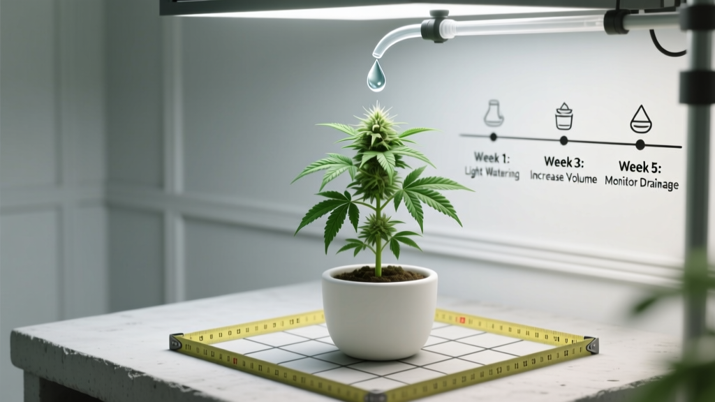 How Much Space Does a Marijuana Plant Need Indoors Watering Schedule: The Exact Square Footage + Watering Timeline That Prevents Root Rot, Stretching, and Nutrient Lockout (Backed by 7 Years of Indoor Grow Data)