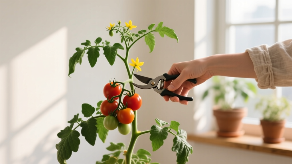 How to Prune Back a Tomato Plant to Move Indoors in Bright Light: A Stress-Free 5-Step Transition Guide That Saves Your Summer Harvest (No Shock, No Die-Off, Just Fruit Through Winter)