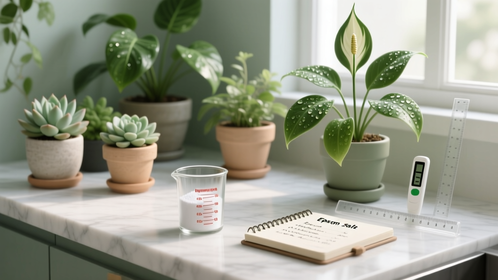 How Much Epsom Salt for Indoor Plants? The Truth About Outdoor Myths, Toxicity Risks, and Exact Dosage Tables That Actually Work — No More Yellow Leaves or Stunted Growth