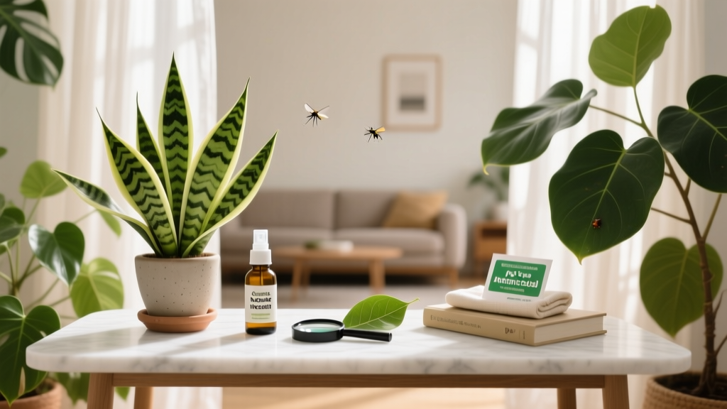 Large How to Get Rid of Bugs Around Indoor Plants: 7 Science-Backed, Pet-Safe Steps That Actually Work (No More Sticky Leaves or Tiny Flying Invaders!)