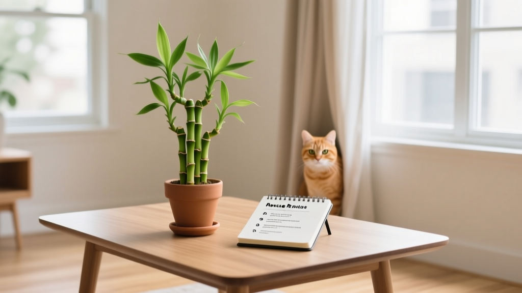 Is Your Indoor Bamboo Toxic to Cats? The Truth About Lucky Bamboo & Real Ways to Save It—Without Risking Your Cat’s Life (Step-by-Step Rescue Guide)