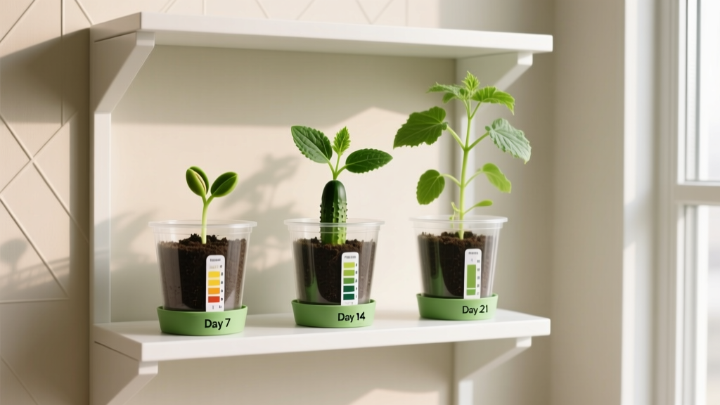 Stop Wasting Seeds & Weak Seedlings: Your Exact Indoor Cucumber Planting Timeline + Fertilizer Schedule (With Real Soil Tests & 3-Week Growth Benchmarks)