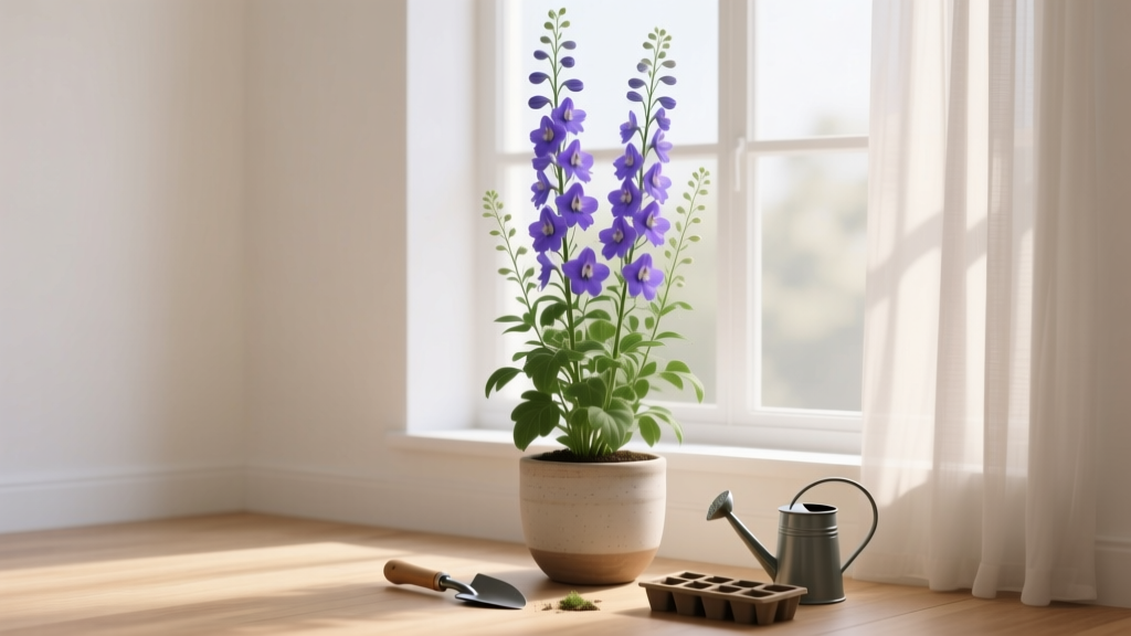 Why Your Indoor Delphiniums Keep Failing (and Exactly How to Fix It): A Step-by-Step Guide to Growing & Planting Delphiniums Indoors—Even in Low-Light Apartments with No Greenhouse