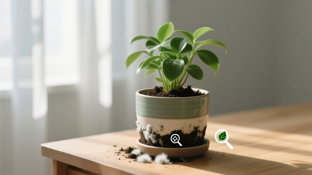 Low Maintenance Why Are My Indoor Plants Getting Mold on the Soil? 7 Science-Backed Fixes That Take Under 5 Minutes (No Repotting Required)