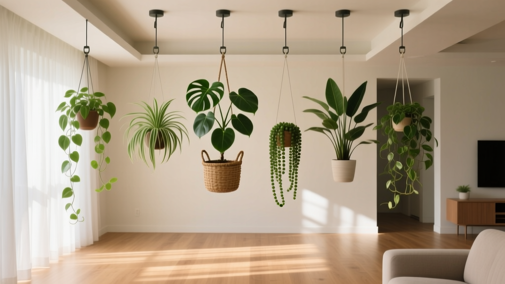 How to Hang Plants from Ceiling Indoors for Beginners: 7 Foolproof Steps That Prevent Dropping, Damage & Disappointment (No Ladder, No Drill, No Stress)