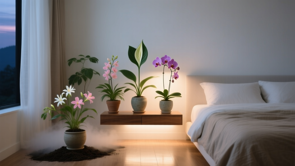 Do Flowering Indoor Plants Release Carbon Dioxide at Night? The Truth About Overnight Air Quality, Sleep Safety, and Which Plants Actually Improve Your Bedroom Air—Backed by Botanical Science