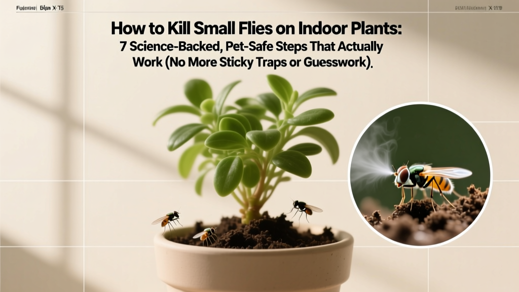 How to Kill Small Flies on Indoor Plants Pest Control: 7 Science-Backed, Pet-Safe Steps That Actually Work (No More Sticky Traps or Guesswork)