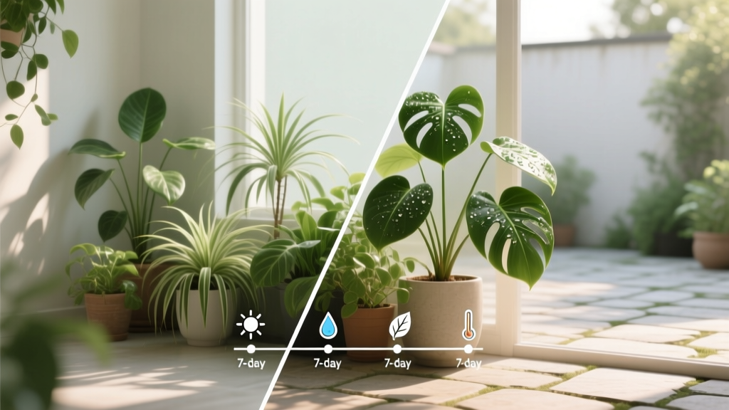 Can Fast-Growing Indoor Plants Go Outside Now? The 7-Day Acclimation Checklist That Prevents Sunburn, Shock, and Leaf Drop — Even If You’ve Never Done It Before