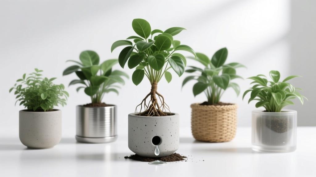 Stop Repotting in Panic: The 5 Easy-Care Pots for Indoor Plants That Actually Prevent Root Rot, Drain Perfectly, and Look Chic—No Green Thumb Required