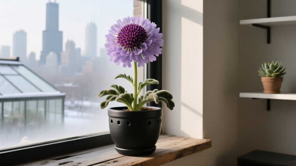 Large Scabiosa Indoors: The Truth Is, You’re Probably Overwatering & Using the Wrong Pot — Here’s the Exact 7-Step Method That Grew 24-Inch Blooms in My Chicago Apartment (No Greenhouse Needed)