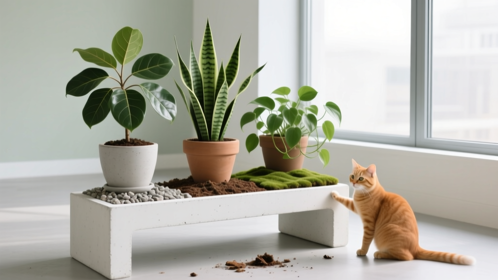 Toxic to Cats? What Can I Put on Top of Soil for Indoor Plants — 7 Vet-Approved, Cat-Safe Mulch & Barrier Solutions That Actually Work (No More Digging, Chewing, or Accidental Poisoning)