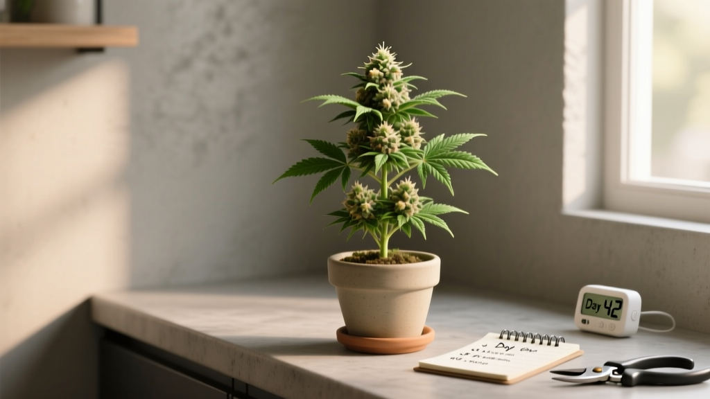 Flowering How to Grow 1 Weed Plant Indoors: The 7-Step No-Fluff Guide That Actually Gets Buds (No Grow Tent, No $500 Lights, Just Science-Backed Timing & Stress-Free Training)