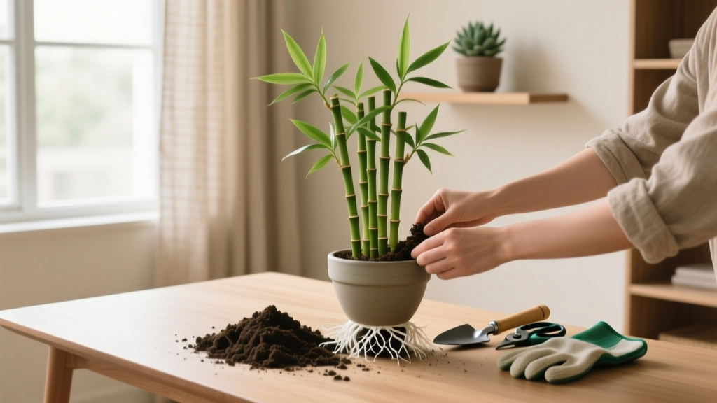How to Take Care of Indoor Bamboo Plants Repotting Guide: The 7-Step Stress-Free Repotting Method That Prevents Root Rot, Yellowing, and Sudden Die-Off (Even If You’ve Killed Bamboo Before)