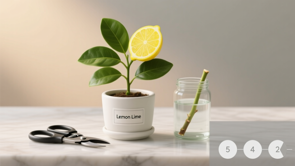 How to Propagate a Lemon Lime Plant with Yellow Leaves: 5 Critical Steps You Must Fix *Before* Taking Cuttings (Otherwise You’ll Clone the Problem)