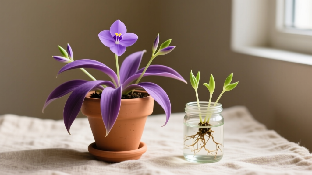 How to Propagate a Purple Heart Plant Under $20: The Zero-Waste, 3-Step Method That Works Even If You’ve Killed Every Other Cutting (No Special Tools Needed)