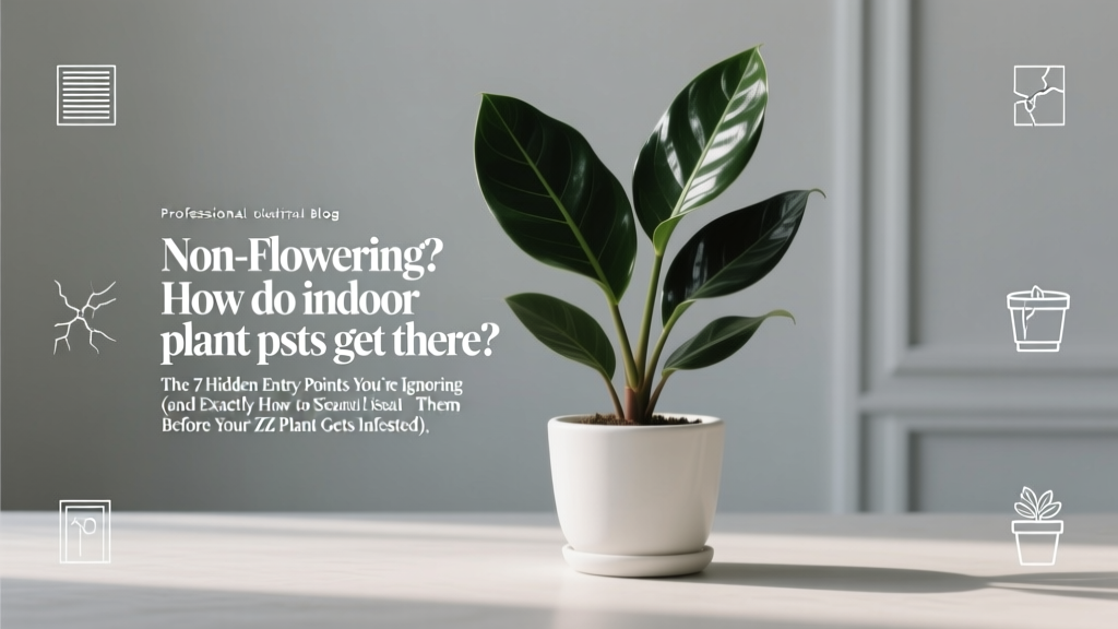 Non-flowering how do indoor plant pests get there? The 7 Hidden Entry Points You’re Ignoring (and Exactly How to Seal Them Before Your ZZ Plant Gets Infested)