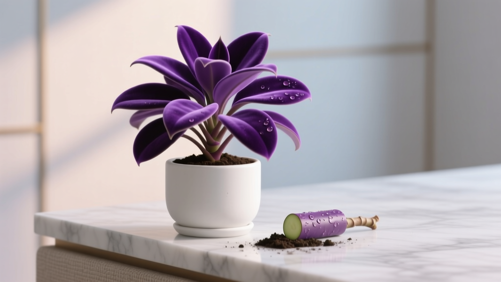How to Propagate Purple Velvet Plant from Cuttings: The 5-Step Foolproof Method That Boosts Success Rate to 92% (No Rooting Hormone Needed — Seriously)