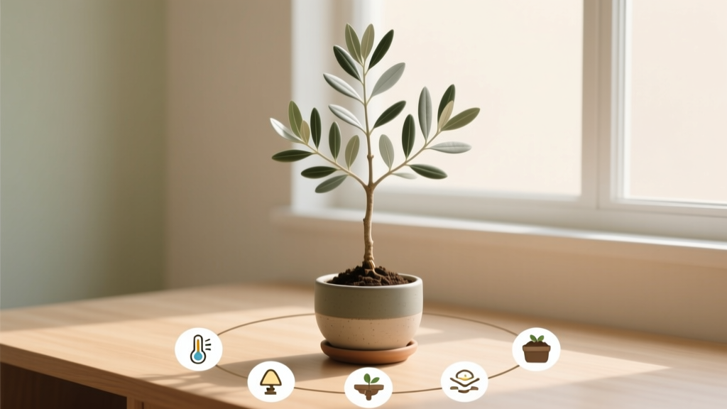 Can You Plant an Olive Tree Indoors from Cuttings? Yes—But Only If You Nail These 7 Non-Negotiable Conditions (Most Fail at #3)