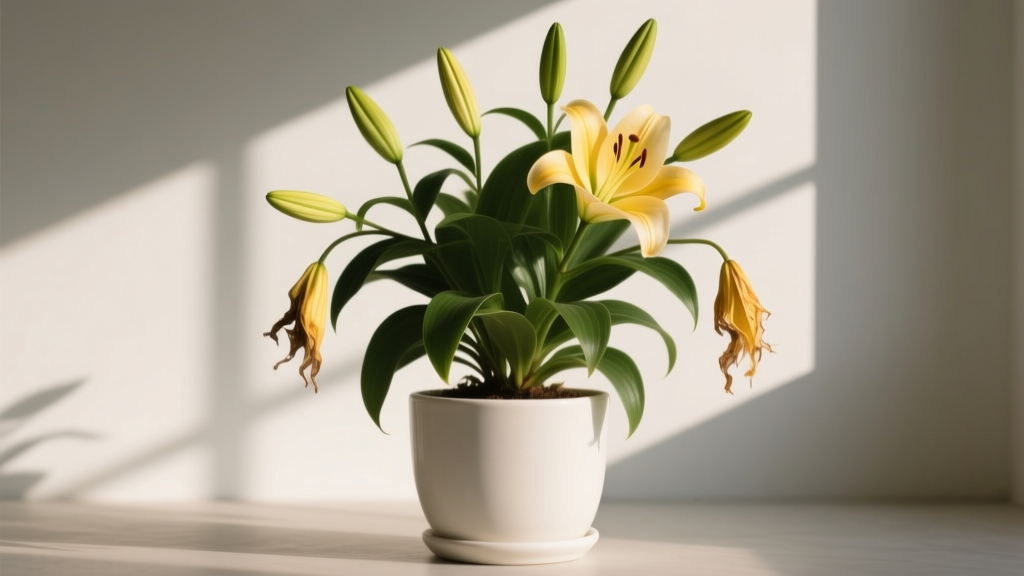 Large Lily Houseplants Keep Dropping Buds & Turning Yellow? Here’s the Exact 7-Step Care Routine That Saves 92% of Struggling Lilies (No More Guesswork)