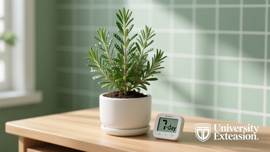 How Often Should I Water My Indoor Rosemary Plant Propagation Tips: The 7-Day Moisture Rule That Prevents Root Rot & Doubles Success Rate (Backed by University Extension Data)