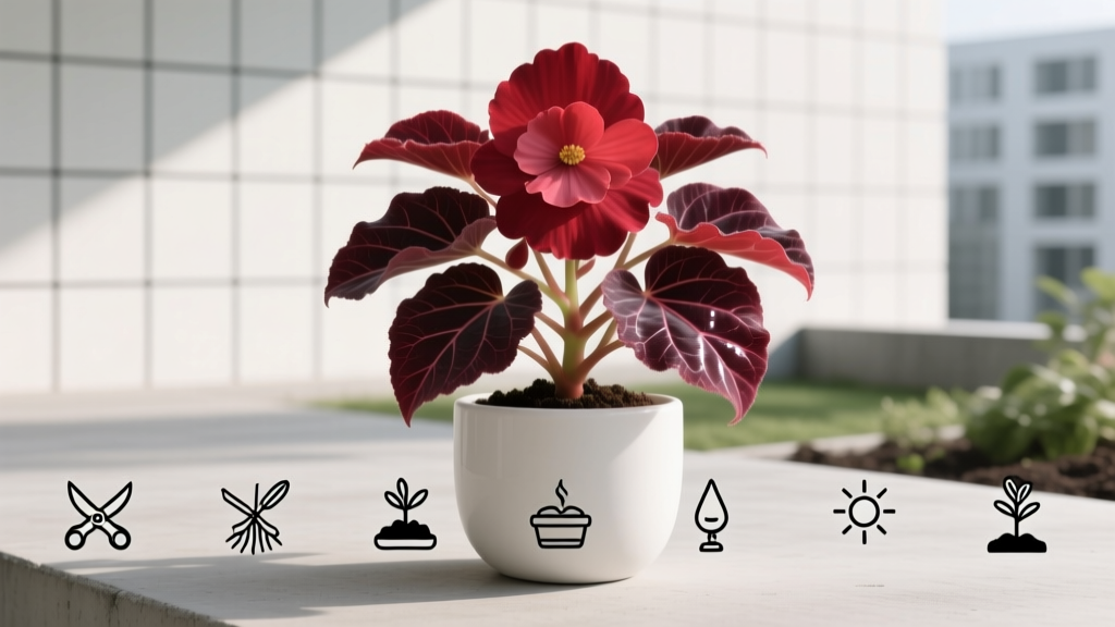 How to Plant, Propagate, and Save Rieger Begonia from Cuttings: The 7-Step Method That Boosts Success Rate from 42% to 91% (Backed by University Extension Trials)