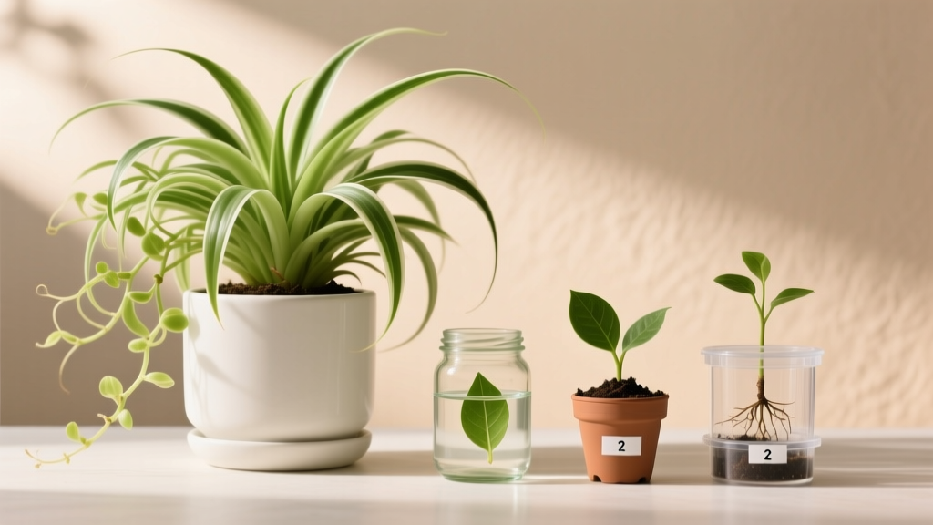 Stop Wasting Time Trying to Propagate Spider Plants from Leaves — Here’s the Truth: You Can’t (But Here’s Exactly How to Propagate Them *Easily* in 3 Foolproof Ways That Actually Work)