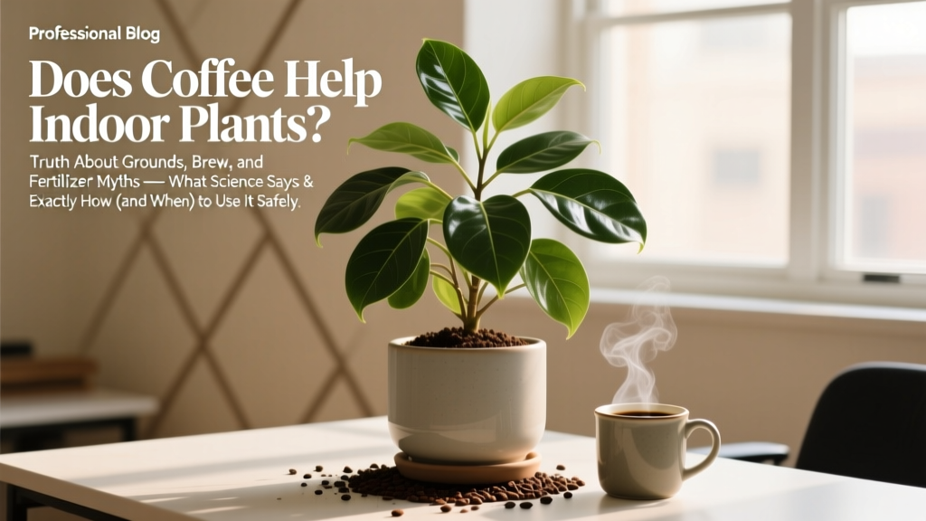 Does Coffee Help Indoor Plants? The Truth About Grounds, Brew, and Fertilizer Myths — What Science Says & Exactly How (and When) to Use It Safely