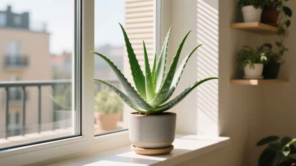 How Much Light Does an Indoor Aloe Plant Need From Cuttings? The Truth About Light That Prevents Rot, Burns, and Stunted Growth — Plus the Exact Window Types & Daily Hours That Actually Work
