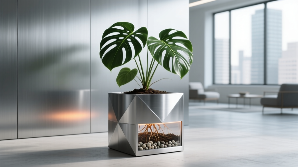 Fast growing are metal planters good for indoor plants? The truth about heat retention, root health, and drainage — plus 5 real-world fixes most growers miss (and why your monstera is stalling)