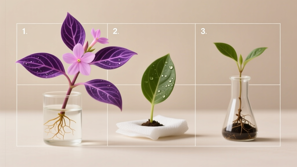 Low Maintenance How to Propagate Purple Queen Plant: 3 Foolproof Methods That Take Under 5 Minutes Each (No Soil, No Mistakes, No Waiting)