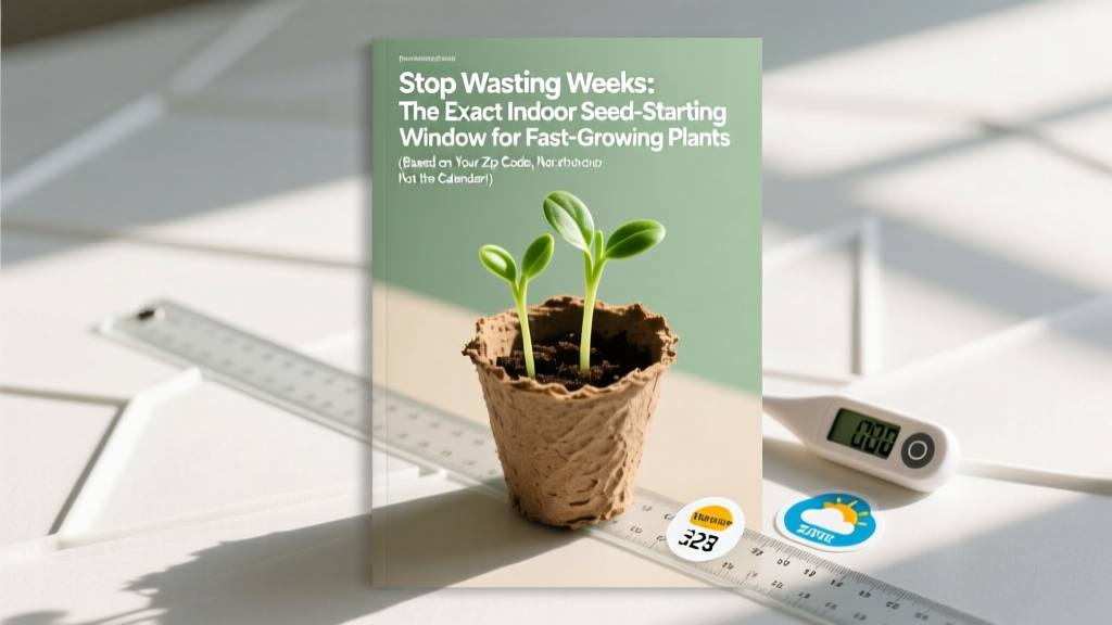 Stop Wasting Weeks: The Exact Indoor Seed-Starting Window for Fast-Growing Plants (Based on Your Zip Code, Not the Calendar)