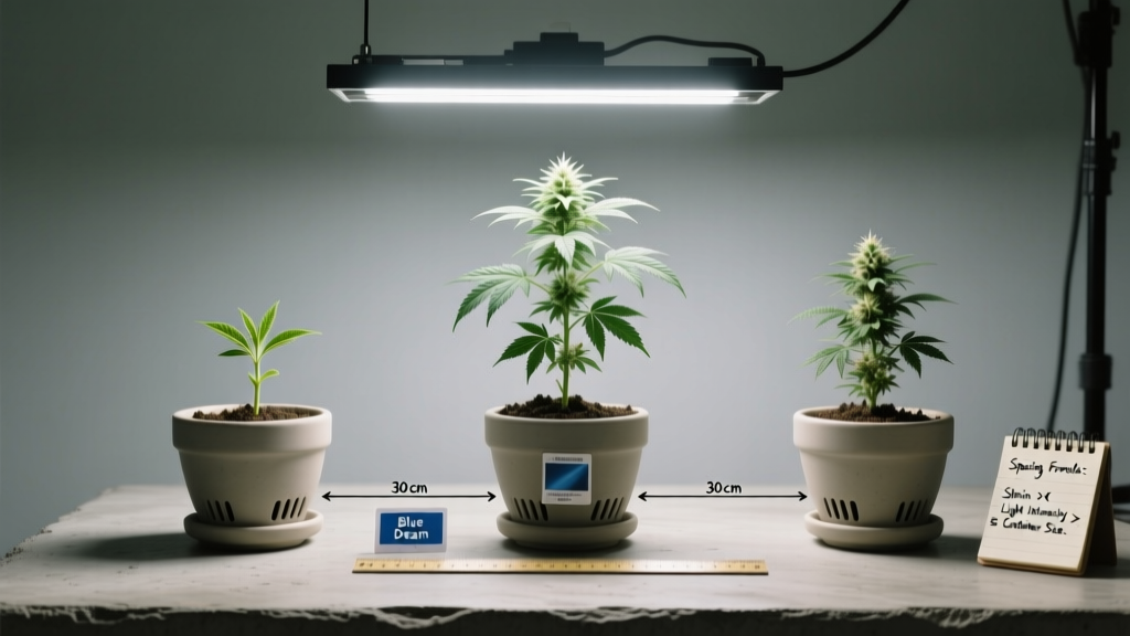 How Far Apart Should Weed Plants Be Indoors? The Exact Spacing Formula (Based on Strain, Light, & Container Size) — Plus 7 Propagation Tips That Prevent Stretching, Crowding, and Yield Loss