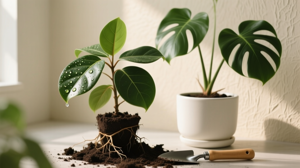 Why Are My Indoor Plants Sticky? A Repotting Guide That Fixes Sap, Honeydew, and Root Stress—Without Killing Your Fiddle Leaf Fig or Monstera in the Process