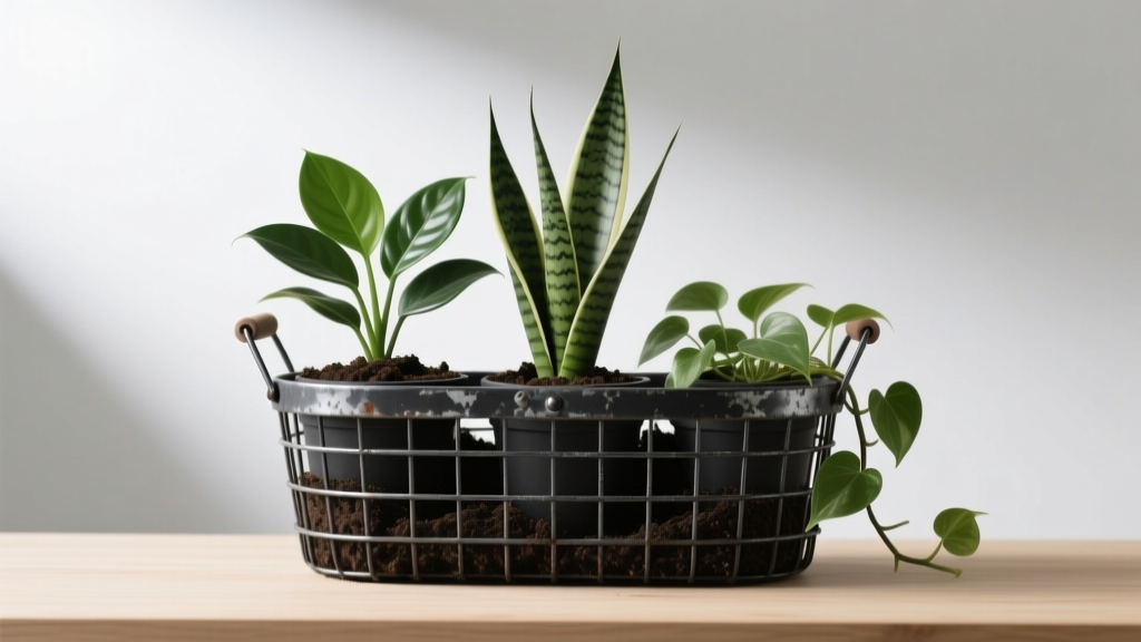 How to Turn a Metal Basket Into an Indoor Planter in Low Light: A 5-Step No-Drill, Root-Safe Retrofit That Saves $47+ (and Actually Works for ZZ Plants, Snake Plants & Pothos)