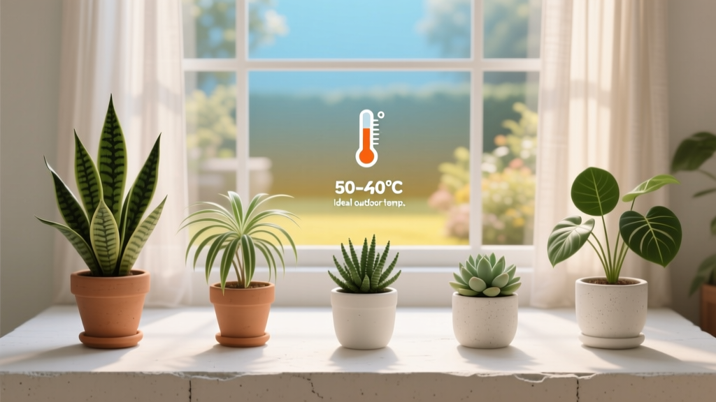 When to Put Indoor Plants Outside Under $20: The Exact Temperature Window, Hardening-Off Checklist, and 7 Budget-Friendly Plants That Thrive (No Greenhouse Needed!)