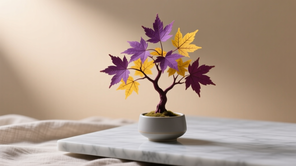 How to Plant a Miniature Indoor Purple Maple Tree with Yellow Leaves: 7 Realistic Steps That Actually Work (No Greenhouse Required)
