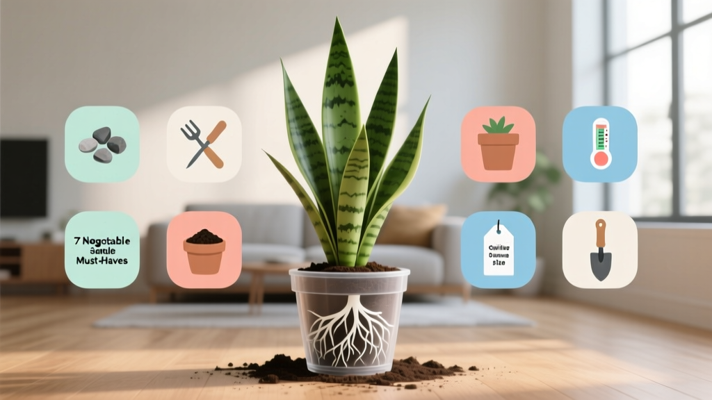 The 7 Non-Negotiable Must-Haves for Indoor Plants Repotting Guide — Skip These & Risk Root Rot, Stunted Growth, or Plant Death (Most Beginners Miss #4)