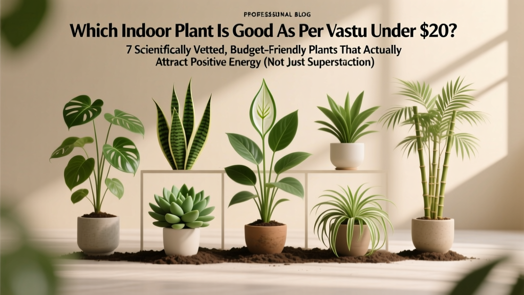Best Vastu Indoor Plants Under $20 (2026)