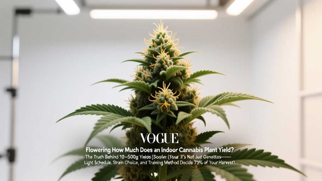 Flowering How Much Does an Indoor Cannabis Plant Yield? The Truth Behind 10–500g Yields (Spoiler: It’s Not Just Genetics—Your Light Schedule, Strain Choice, and Training Method Decide 73% of Your Harvest)