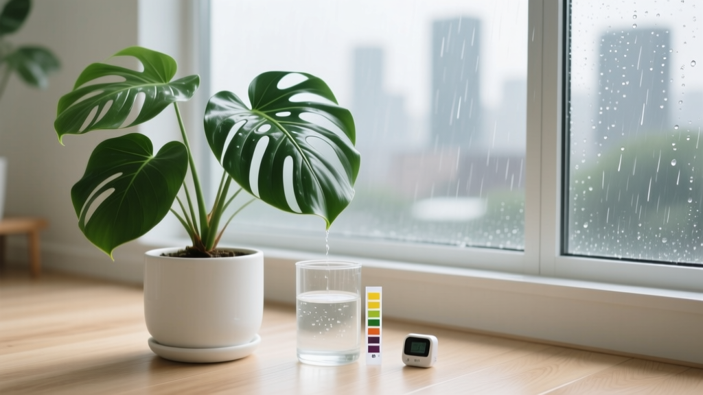 Is Rainwater Good for Indoor Plants? The Truth About pH, Contaminants, and Why Your Tap Water Might Be Harming Your Monstera (Backed by University Extension Research)