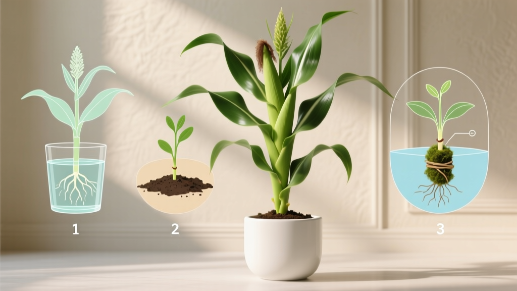 Outdoor How to Propagate a Corn Plant: The 3 Foolproof Methods That Actually Work (No Root Rot, No Failed Cuttings — Just Lush New Plants in 4–6 Weeks)