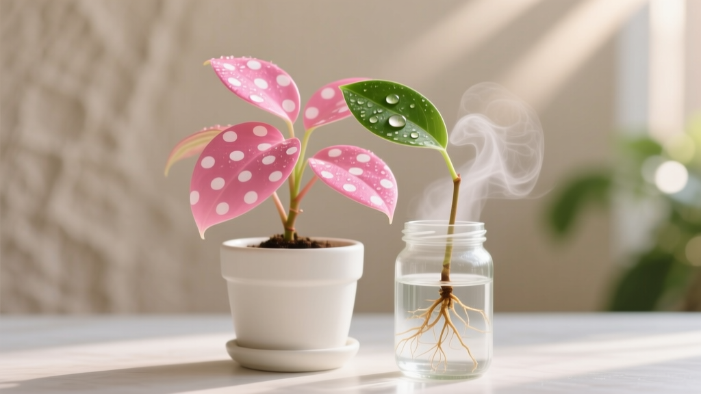 Stop Killing Your Pink Polka Dot Plant: The Foolproof, 5-Step Water Propagation Method That Works Every Time (Even If You’ve Failed Before)