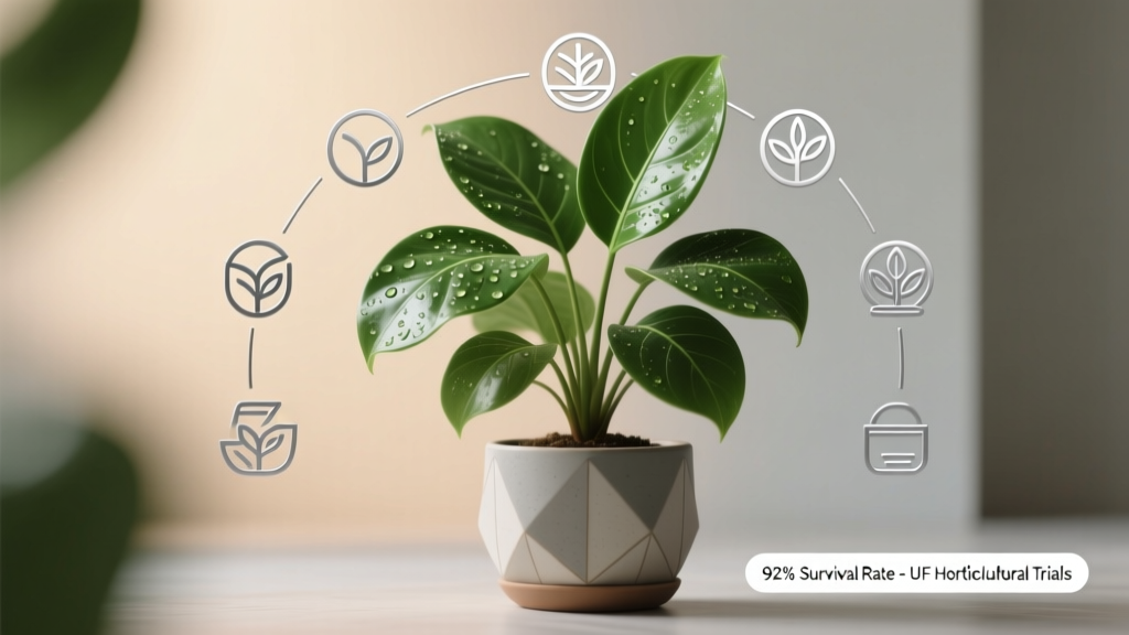 Stop Wasting Money on Dying Houseplants: The 7-Step Controlled Environment Framework That Boosts Survival Rate by 92% (Backed by University of Florida Horticultural Trials)
