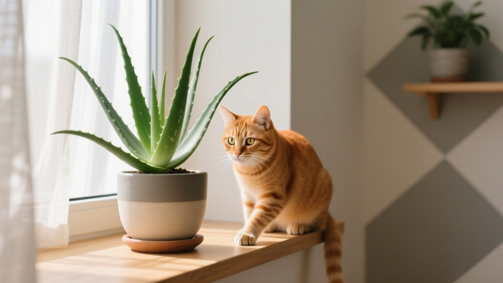 Aloe Vera & Cats: The Truth About Its Toxicity + A Step-by-Step Indoor Care Guide That Keeps Your Feline Safe (Without Sacrificing Your Plant)
