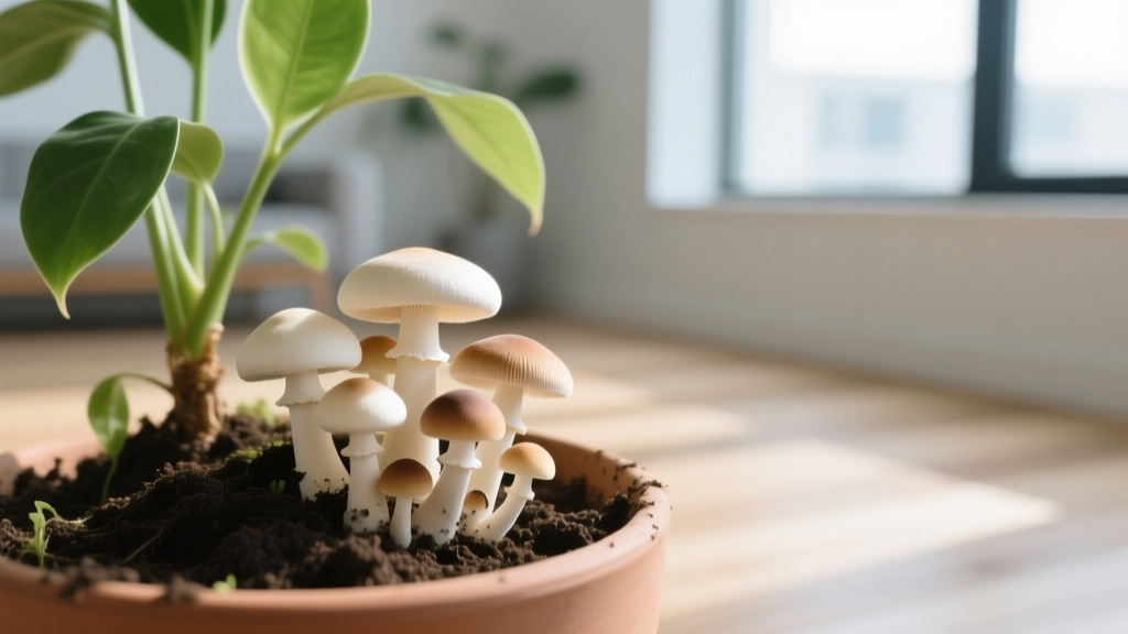 Why Are Mushrooms Growing in My Indoor Plant in Bright Light? (It’s Not the Light — Here’s the Real 3-Step Fix You’re Missing)