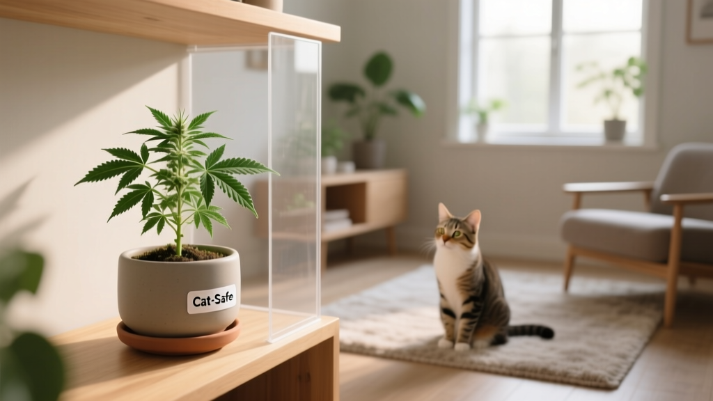You’re Growing Cannabis Indoors—But Did You Know It’s Highly Toxic to Cats? Here’s Exactly How to Cultivate Small-Scale Plants Safely at Home Without Endangering Your Feline Family Member