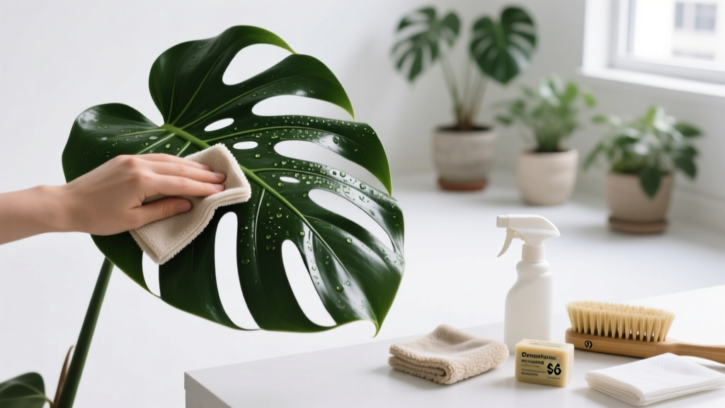 How to Clean and Shine Indoor Plant Leaves Under $20: 5 Foolproof Methods That Actually Boost Photosynthesis (No Vinegar Myths, No $40 'Plant Polish' Scams)