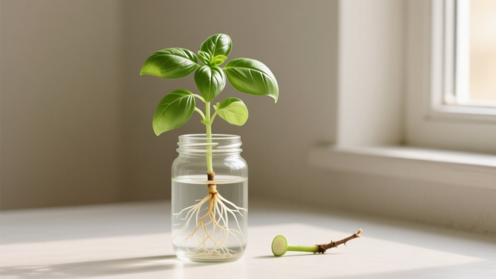 How to Grow Basil Plants Indoors from Cuttings: The 7-Step Method That Beats Store-Bought Pots (No Soil, No Failures, Just 12 Days to Harvest)